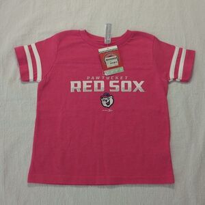 Official MiLB Pawtucket Red Sox Shirt – Pink, Size 2T